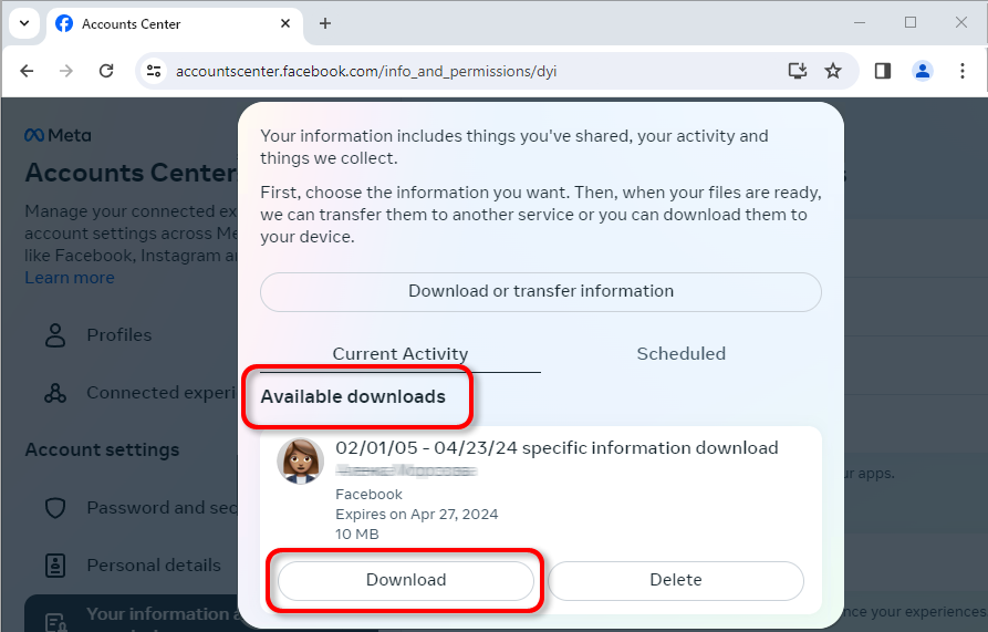 .zip ファイルをコンピュータにダウンロードします。